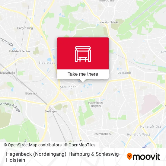 Карта Hagenbeck (Nordeingang)