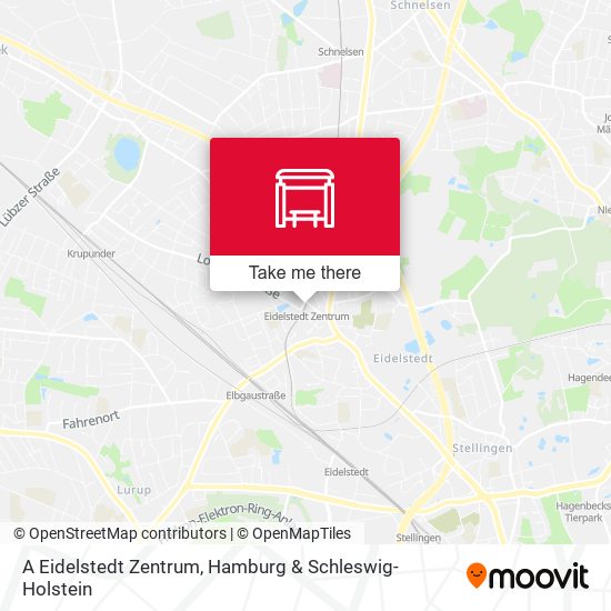 Карта A Eidelstedt Zentrum