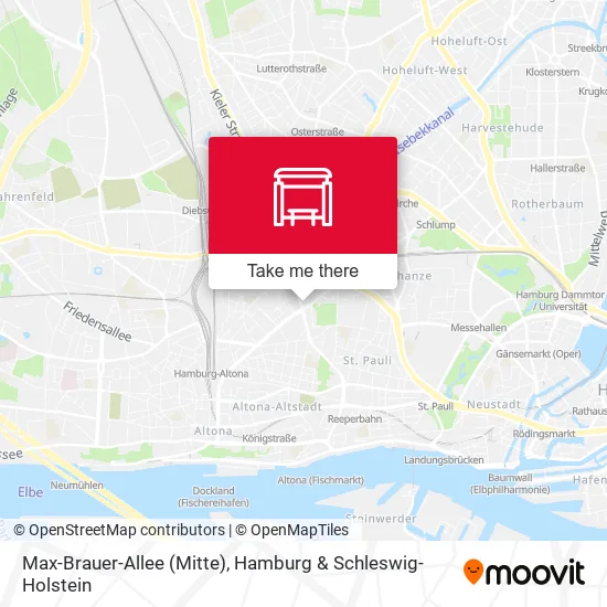 Карта Max-Brauer-Allee (Mitte)