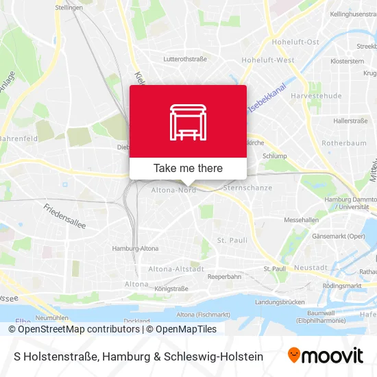 Карта S Holstenstraße