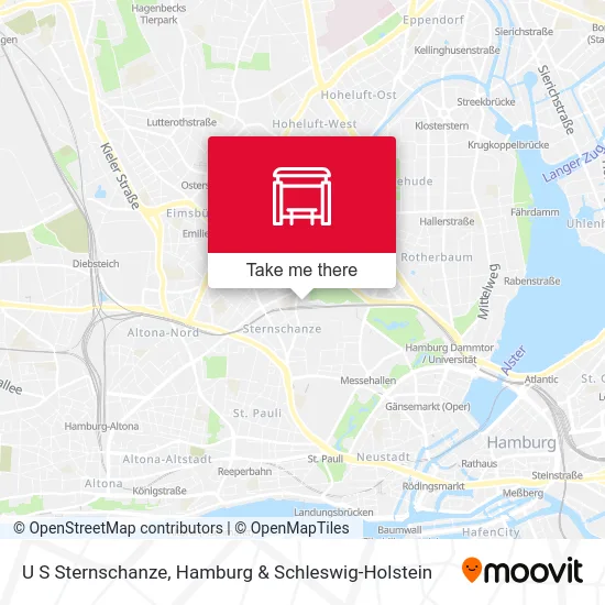 Карта U S Sternschanze