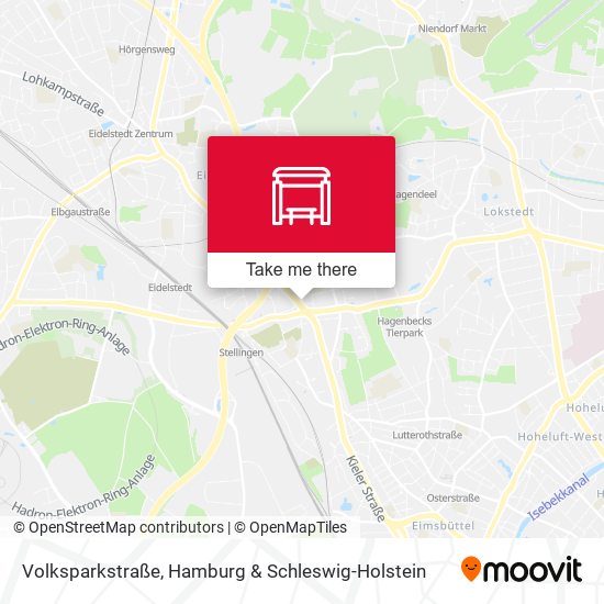 Volksparkstraße map