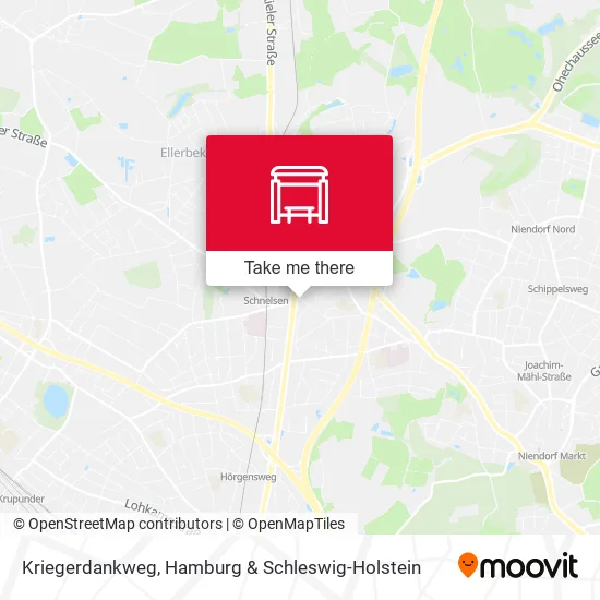 Карта Kriegerdankweg