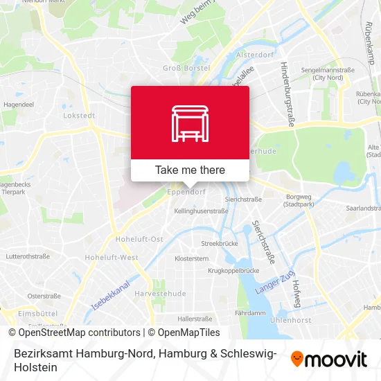 Карта Bezirksamt Hamburg-Nord