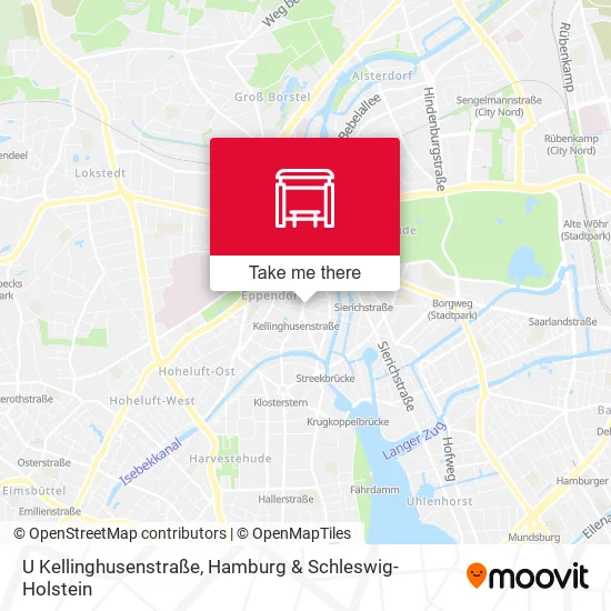 Карта U Kellinghusenstraße