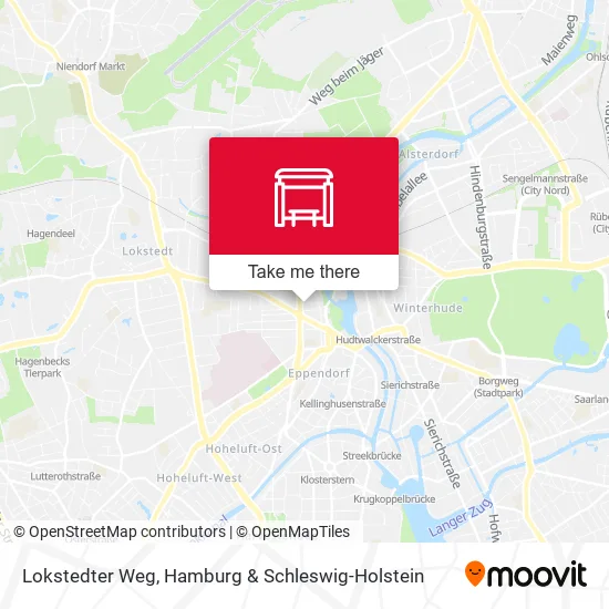 Карта Lokstedter Weg
