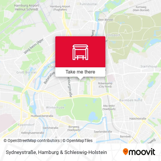 Карта Sydneystraße