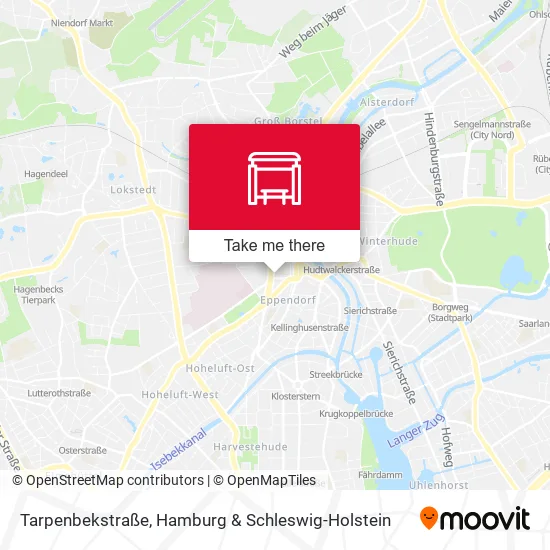 Карта Tarpenbekstraße