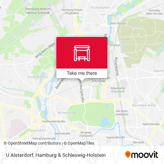 Карта U Alsterdorf