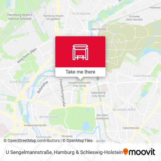 Карта U Sengelmannstraße