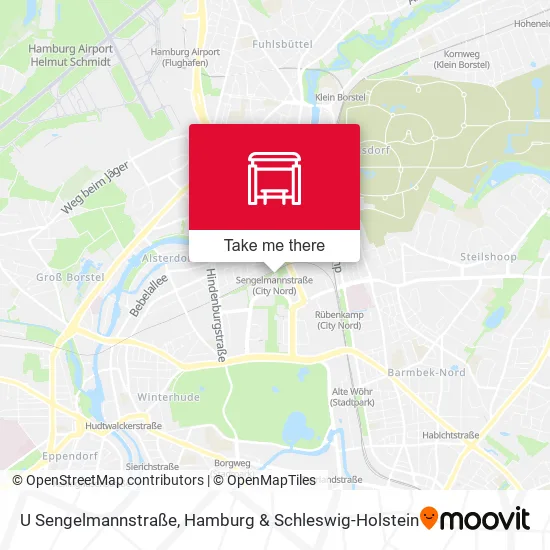 Карта U Sengelmannstraße