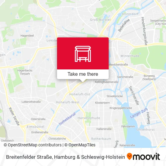 Карта Breitenfelder Straße