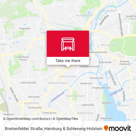 Карта Breitenfelder Straße