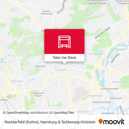 Карта Nedderfeld (Kehre)