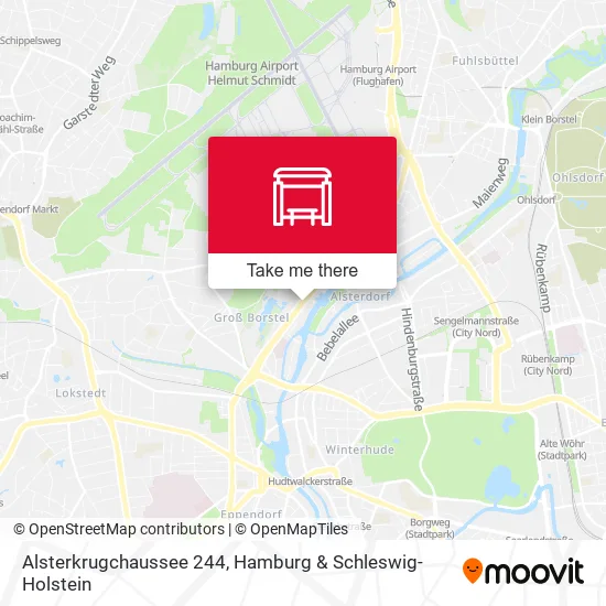 Карта Alsterkrugchaussee 244
