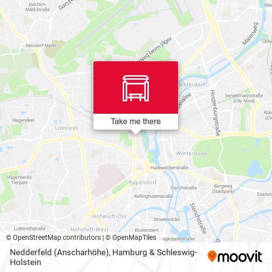 Nedderfeld (Anscharhöhe) map