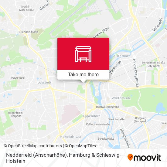 Nedderfeld (Anscharhöhe) map