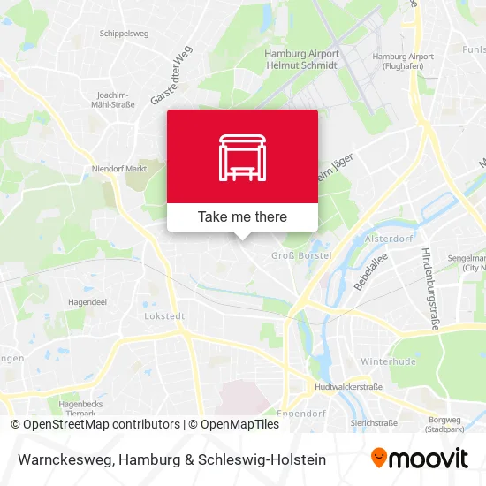 Карта Warnckesweg