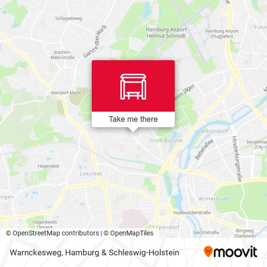 Карта Warnckesweg