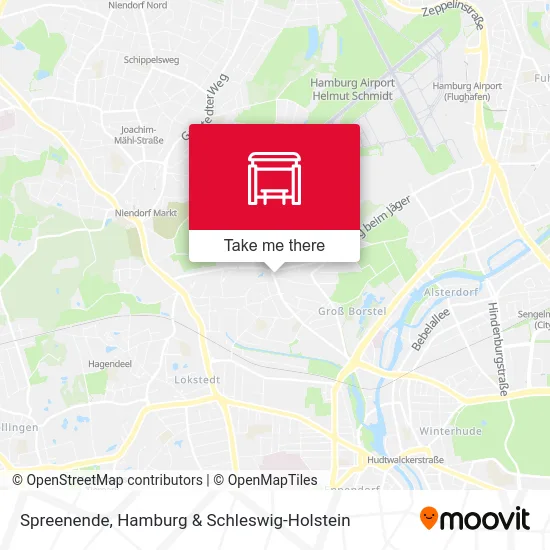 Карта Spreenende