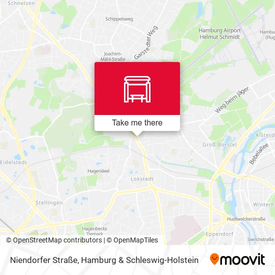 Карта Niendorfer Straße