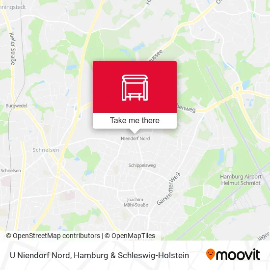 Карта U Niendorf Nord