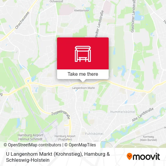 Карта U Langenhorn Markt (Krohnstieg)