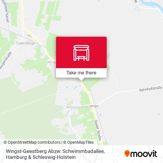 Wingst-Geestberg Abzw. Schwimmbadallee map