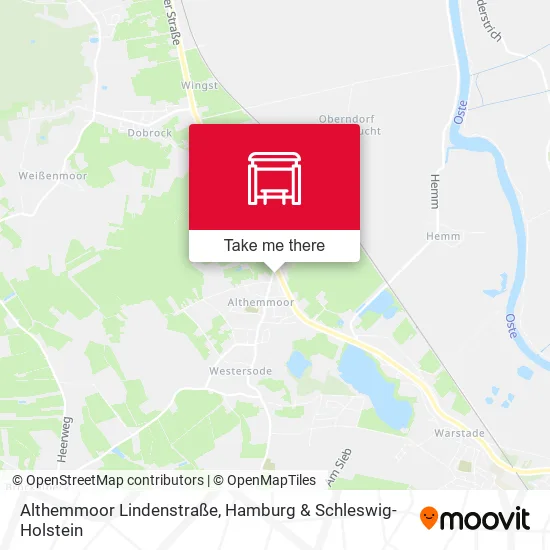 Карта Althemmoor Lindenstraße
