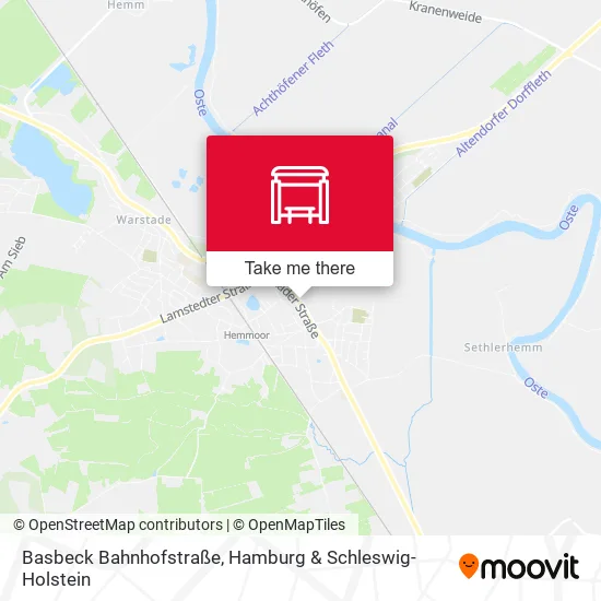Карта Basbeck Bahnhofstraße