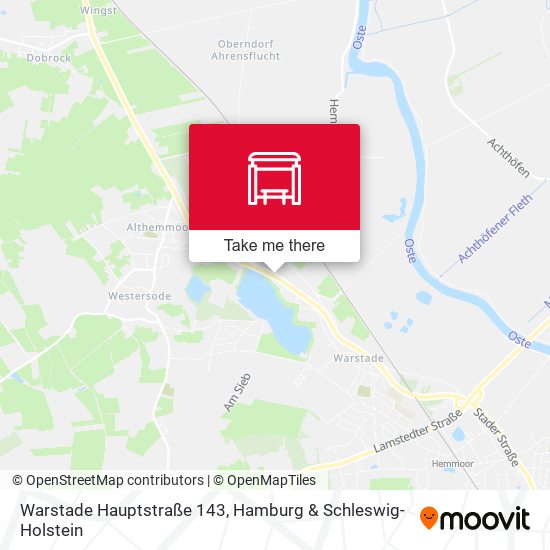 Warstade Hauptstraße 143 map