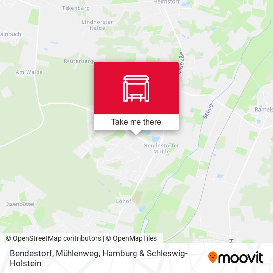 Bendestorf, Mühlenweg map