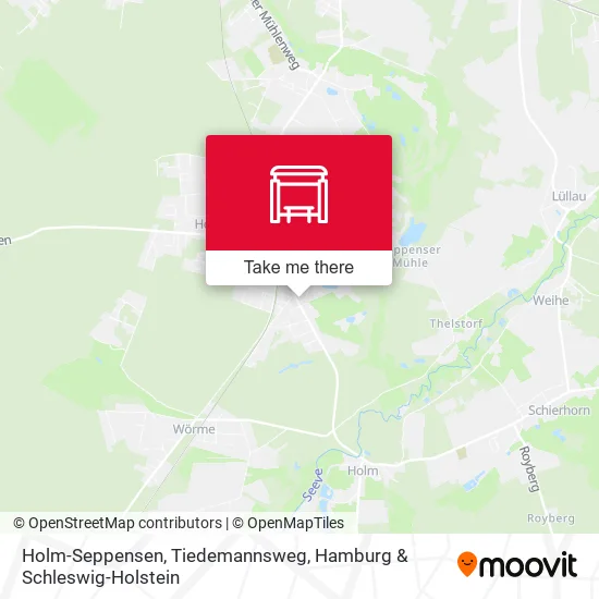 Карта Holm-Seppensen, Tiedemannsweg