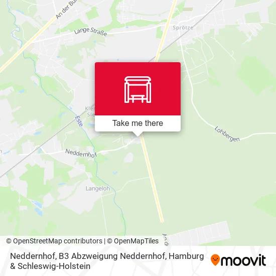 Карта Neddernhof, B3 Abzweigung Neddernhof