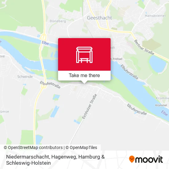 Карта Niedermarschacht, Hagenweg