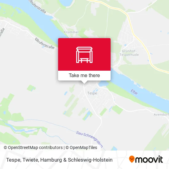 Карта Tespe, Twiete