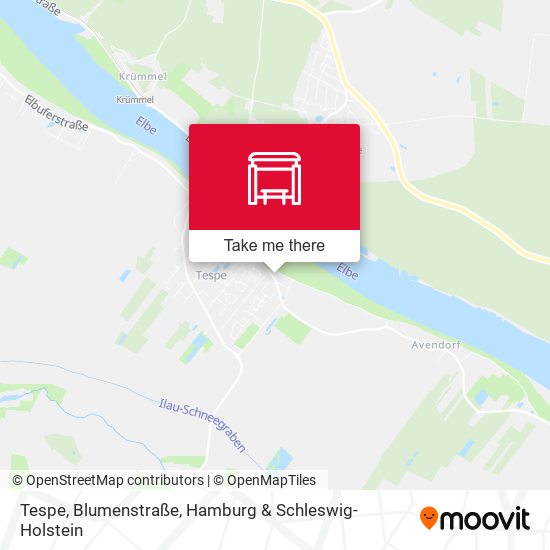 Tespe, Blumenstraße map