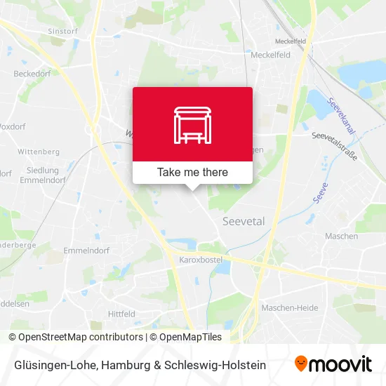 Карта Glüsingen-Lohe
