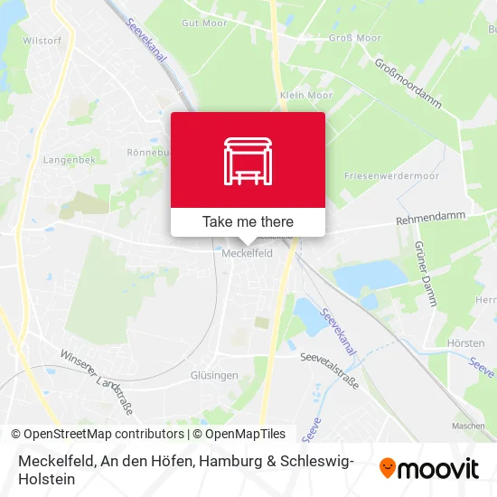 Карта Meckelfeld, An den Höfen