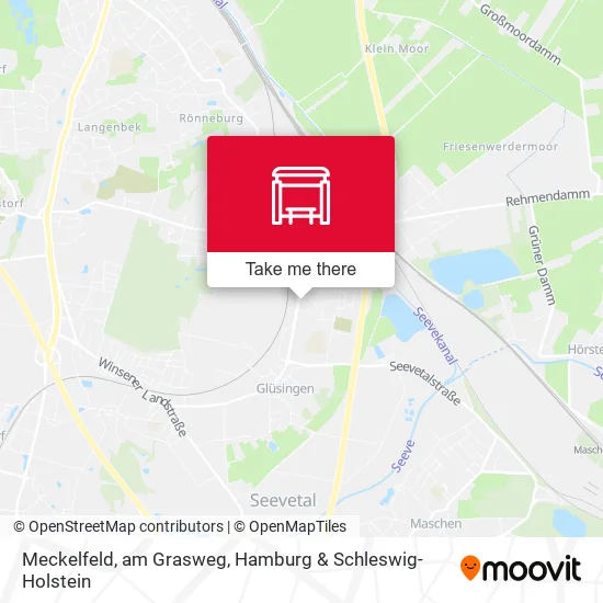 Карта Meckelfeld, am Grasweg