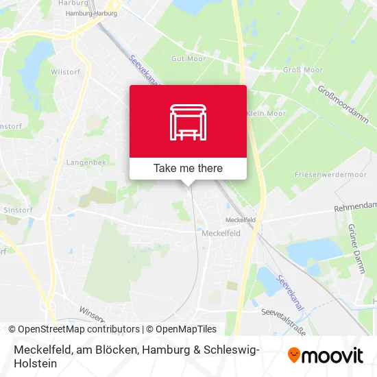Карта Meckelfeld, am Blöcken