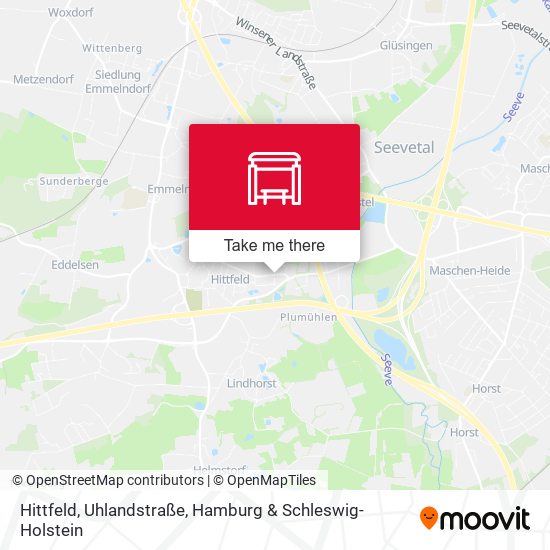 Hittfeld, Uhlandstraße map