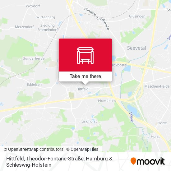 Hittfeld, Theodor-Fontane-Straße map