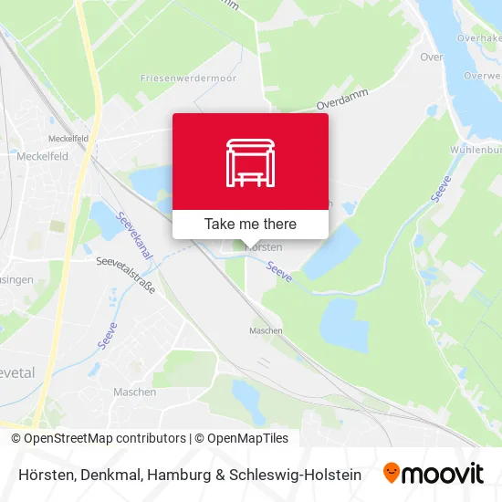 Карта Hörsten, Denkmal