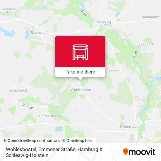 Wohlesbostel, Emmener Straße map