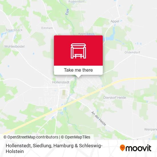 Карта Hollenstedt, Siedlung