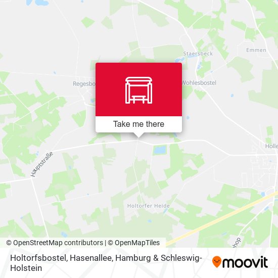 Holtorfsbostel, Hasenallee map