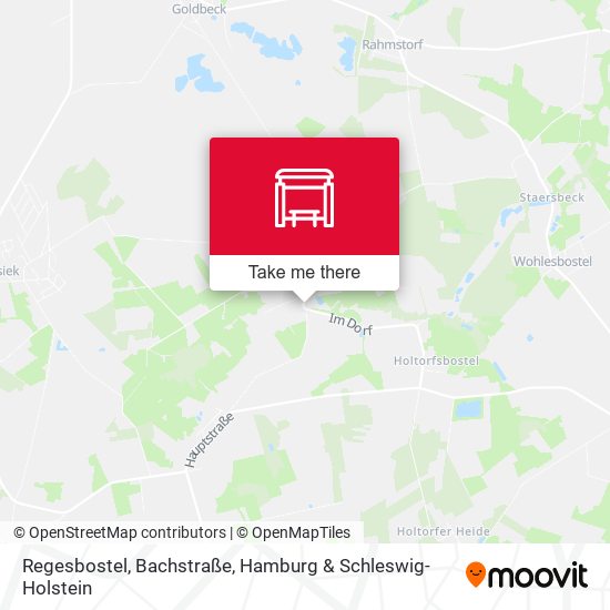 Regesbostel, Bachstraße map