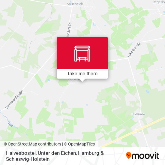 Halvesbostel, Unter den Eichen map