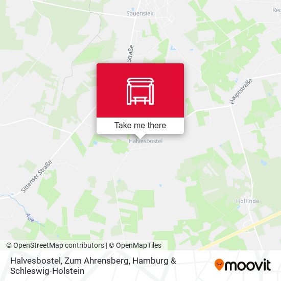 Halvesbostel, Zum Ahrensberg map